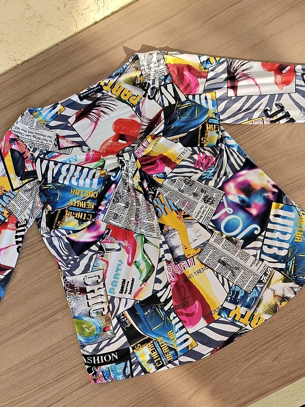 Bianca Nygaard Petite Multicolor Button Down Top
